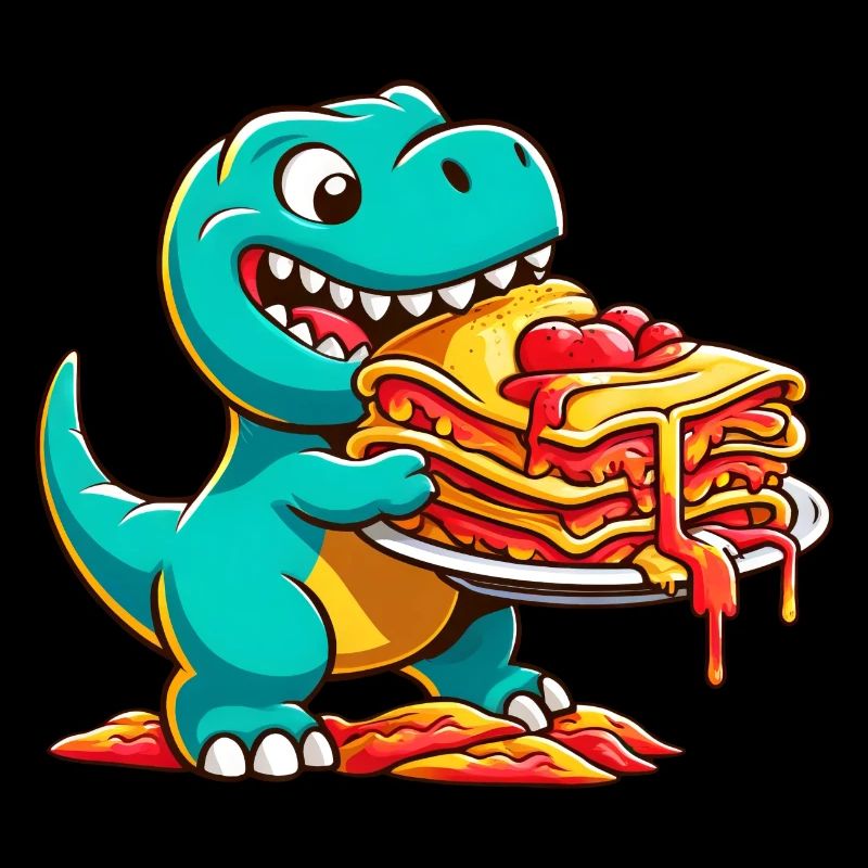 Dino T-Rex Lasagna Lover Italian