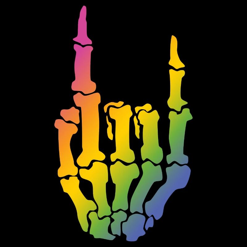 Peace Love Metal Regenbogenfarbe - Musik