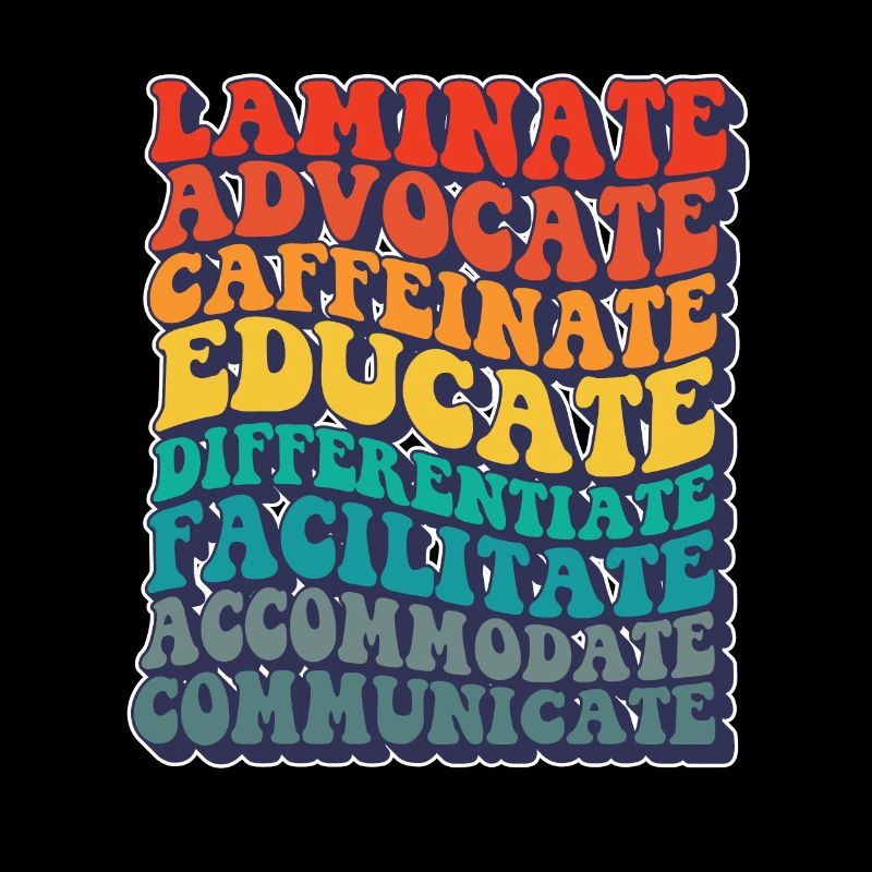 SPED Teacher Laminate Collaborate Autism