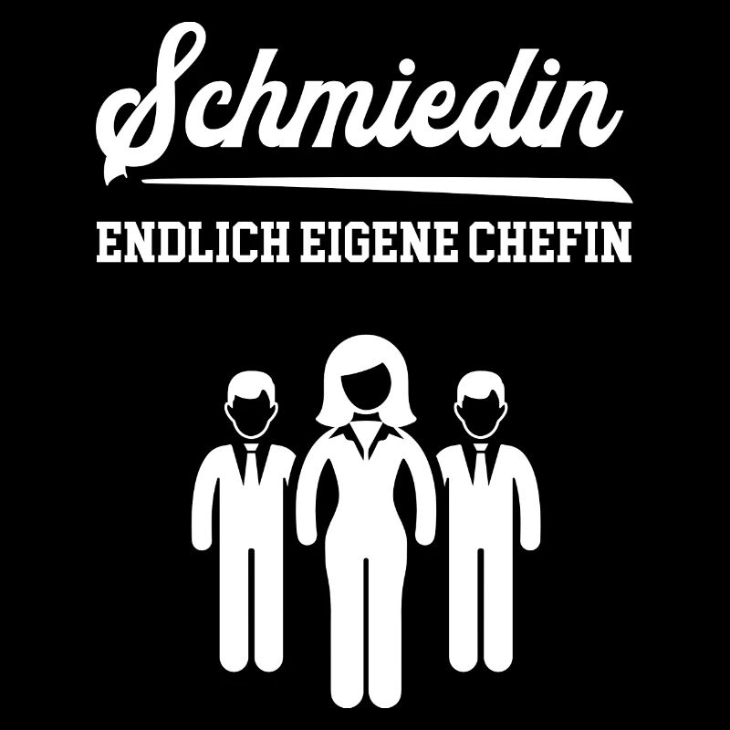 Schmiedin Chefin Schmiede Frau Schmied Goldschmied