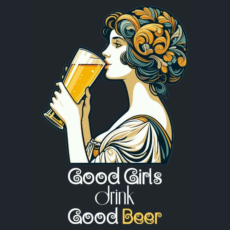 Gute Mädchen trinken gutes Bier Geschenk