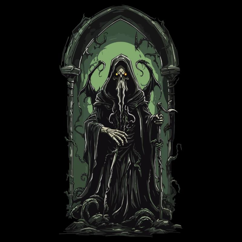 Tentakel-Sensenmann Der Ruf des Dunklen Halloween