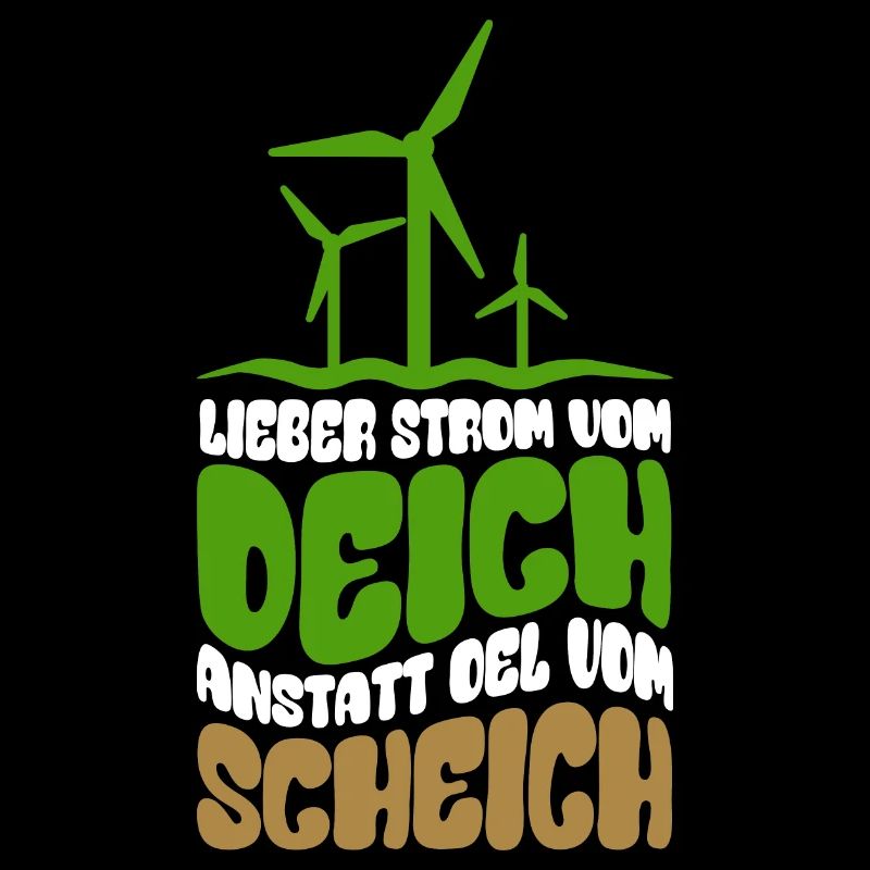 Windenergie - Windkraft - Strom vom Deich