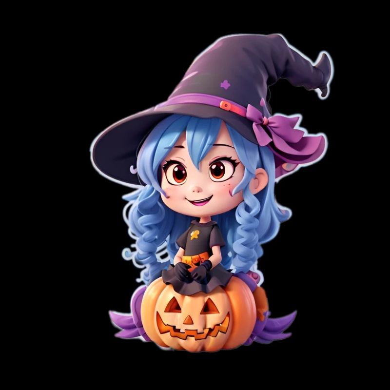 Sorcière d’Halloween mignonne