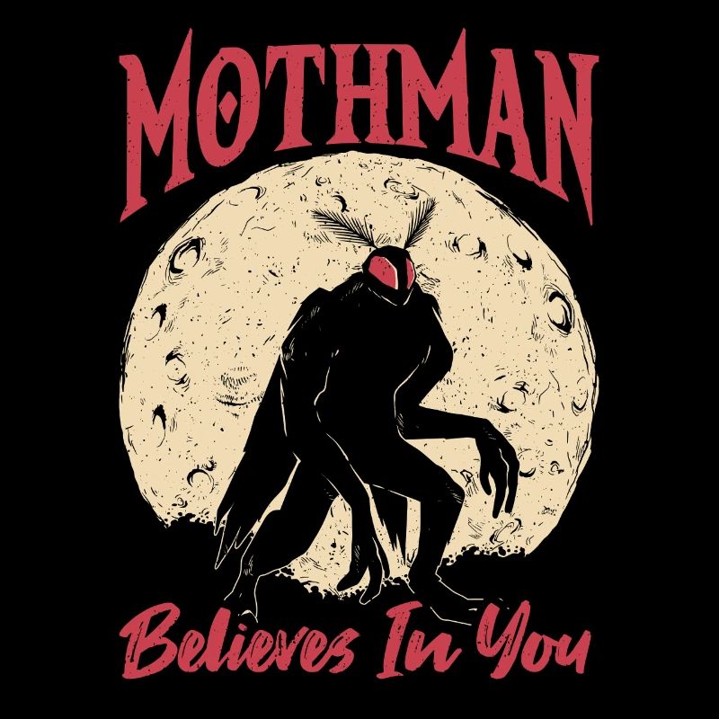 Cryptid Monster Mothman croit en vous