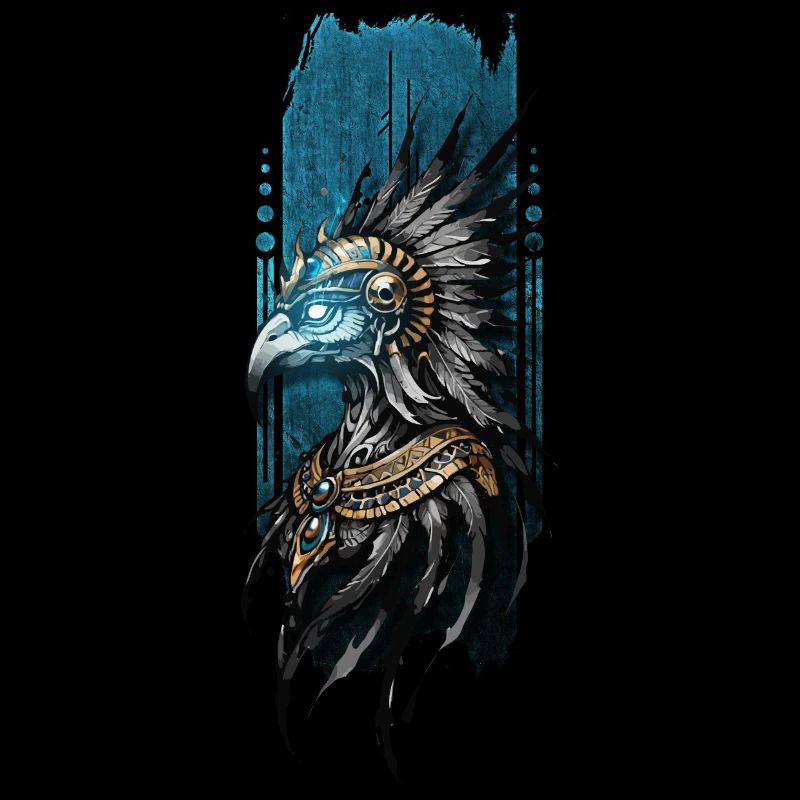 Gardien divin : Horus, le dieu égyptien