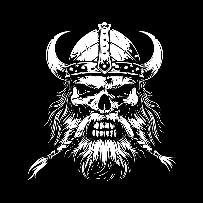 Wikinger Totenkopf Valhalla