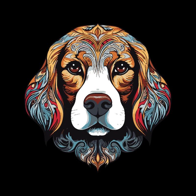 Beagle Hund Porträt Kopf