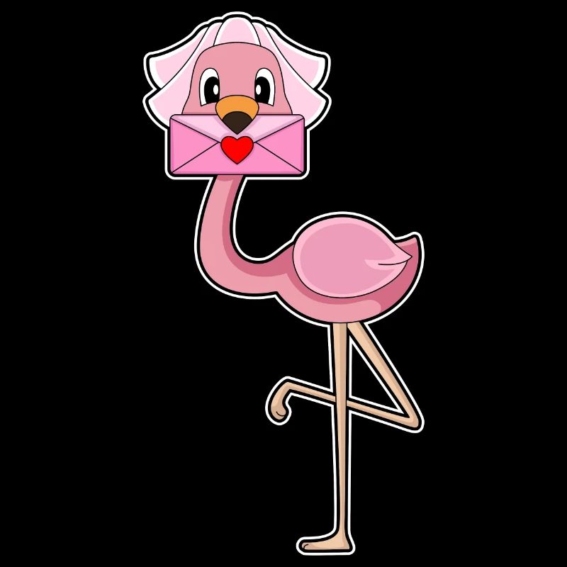 Flamingo Bridal Letter Wedding