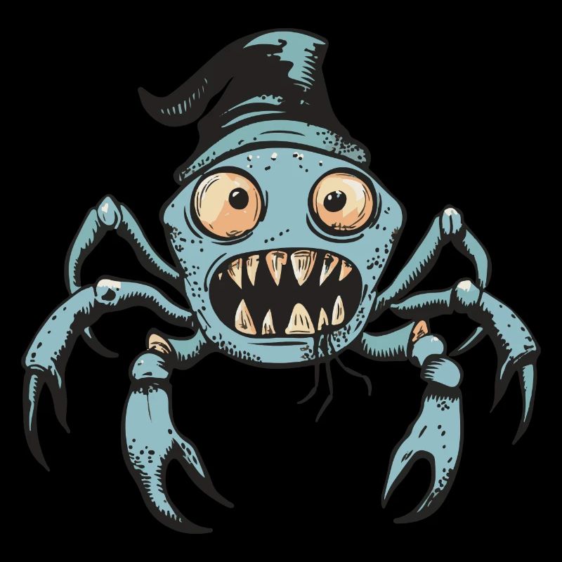 Krebs Krabbe Halloween Zombie