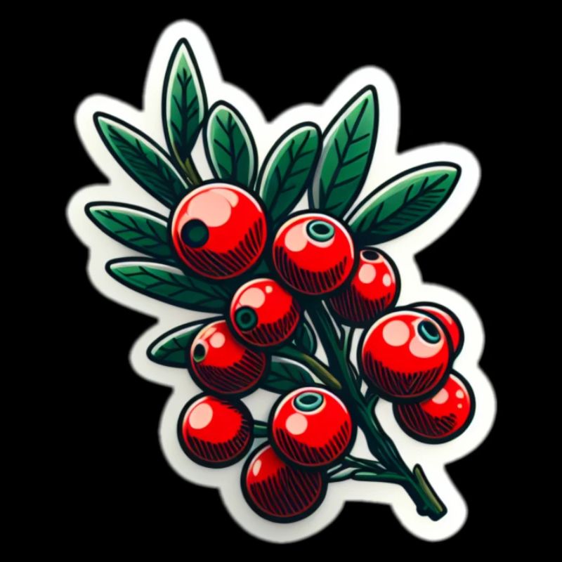 Red berry branch