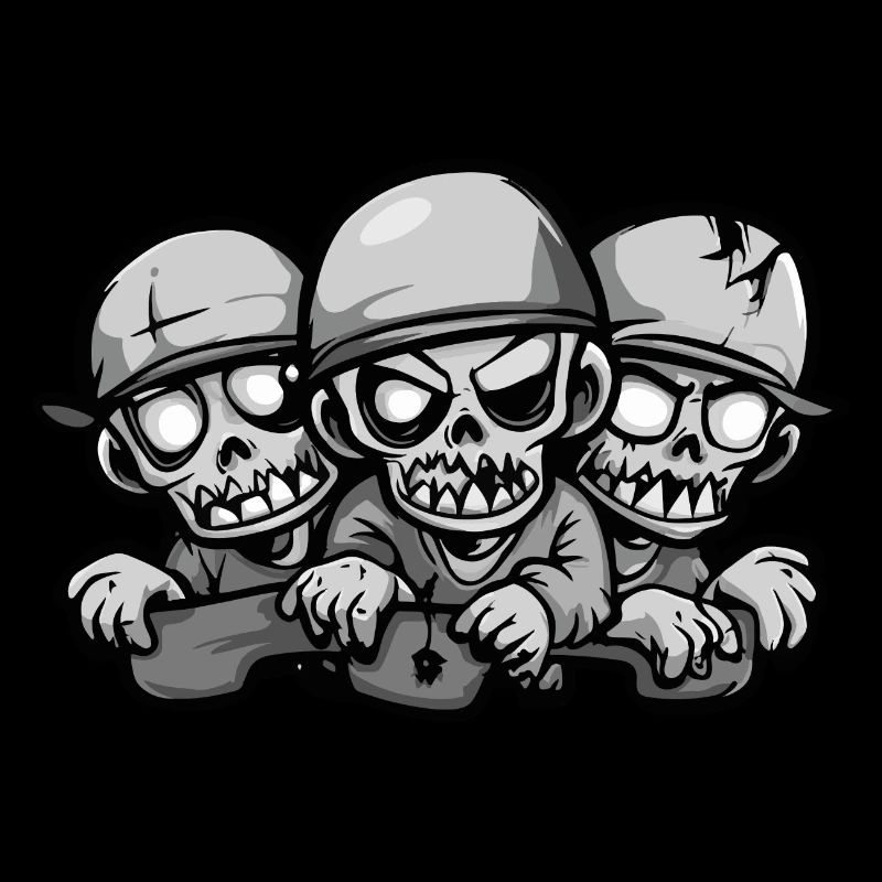 Zombies Halloween Comic