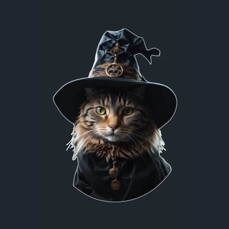 Witch Cat Halloween