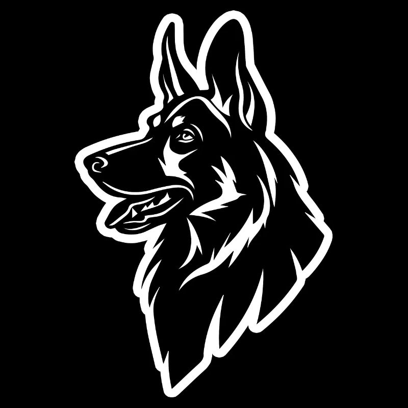 German Shepherd Dog Dog Head