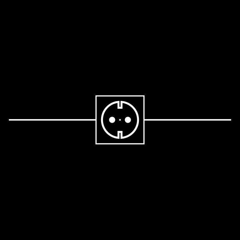 Steckdose Logo Strom Elektriker