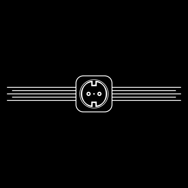 Steckdose Element Symbol Elektriker