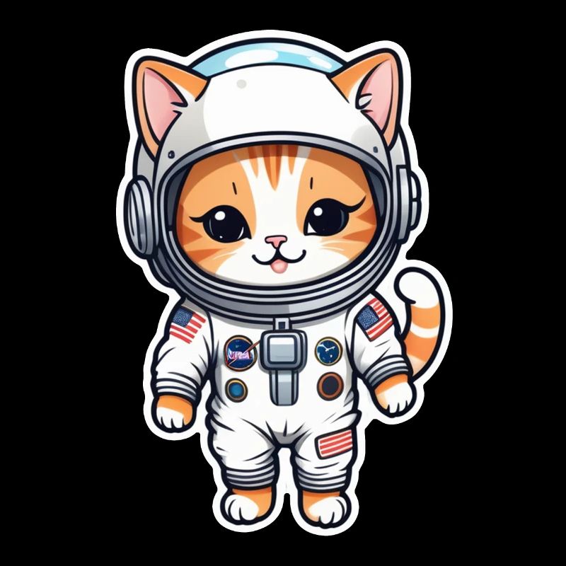 chat astronaute - espace