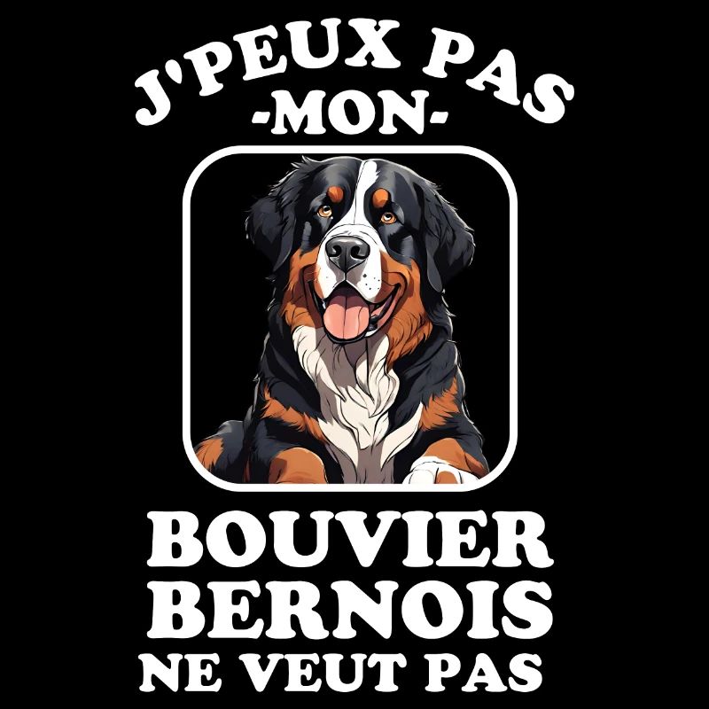 Chien de race bouvier bernois chien doux