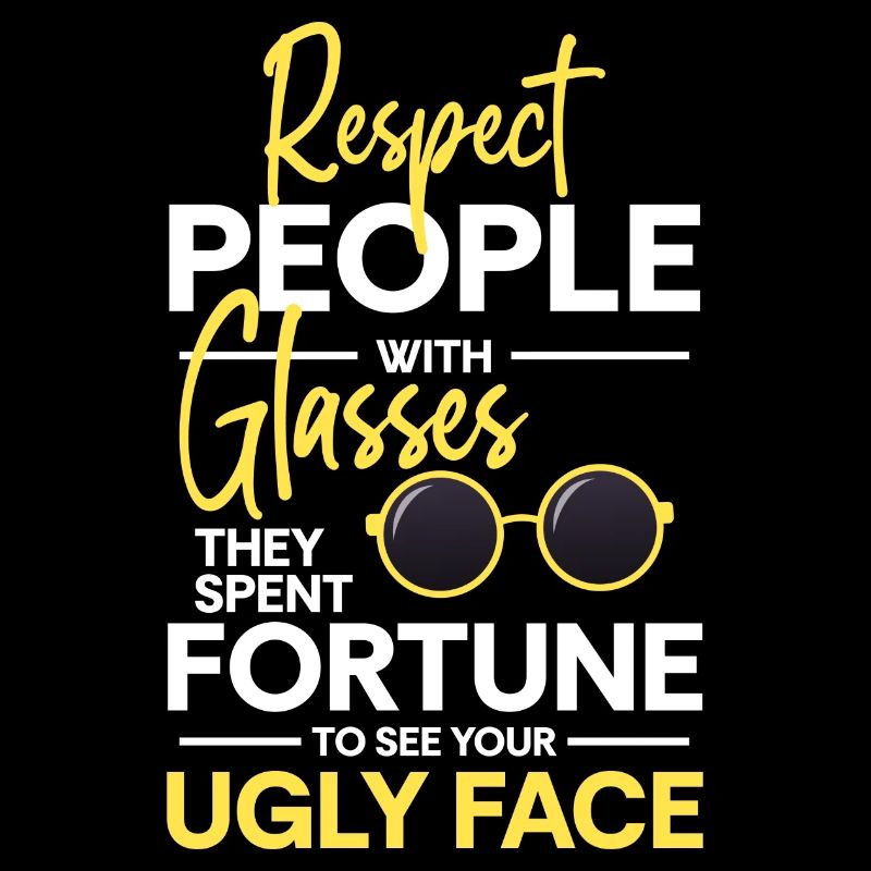 Spectacle wearer short-sighted eye test