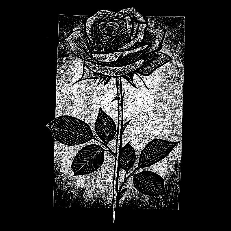 Rose de style gothique