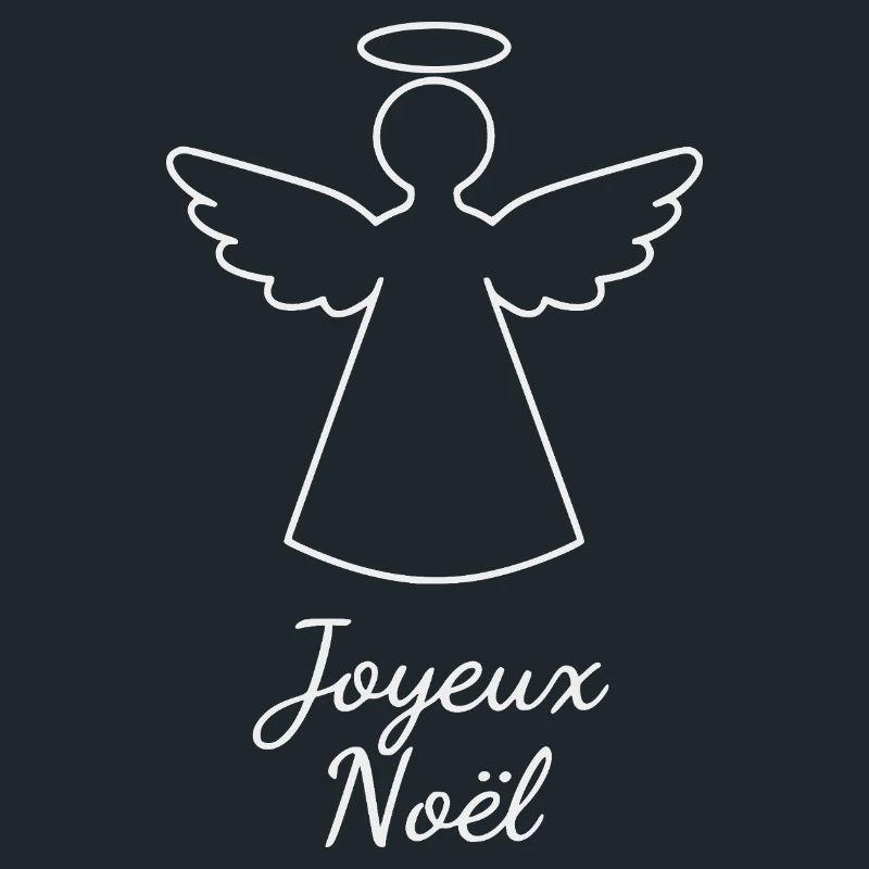 Joyeux Noël Engel, design de Noël doux. Noël
