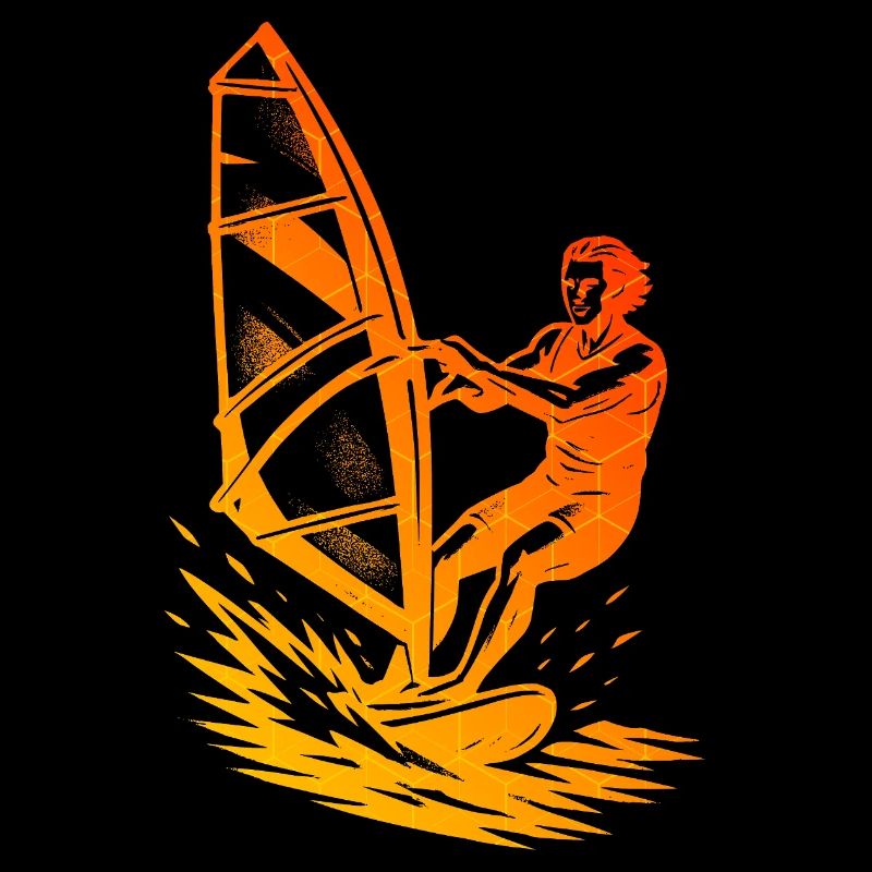 Illustration de planche à voile pour la planche à voile