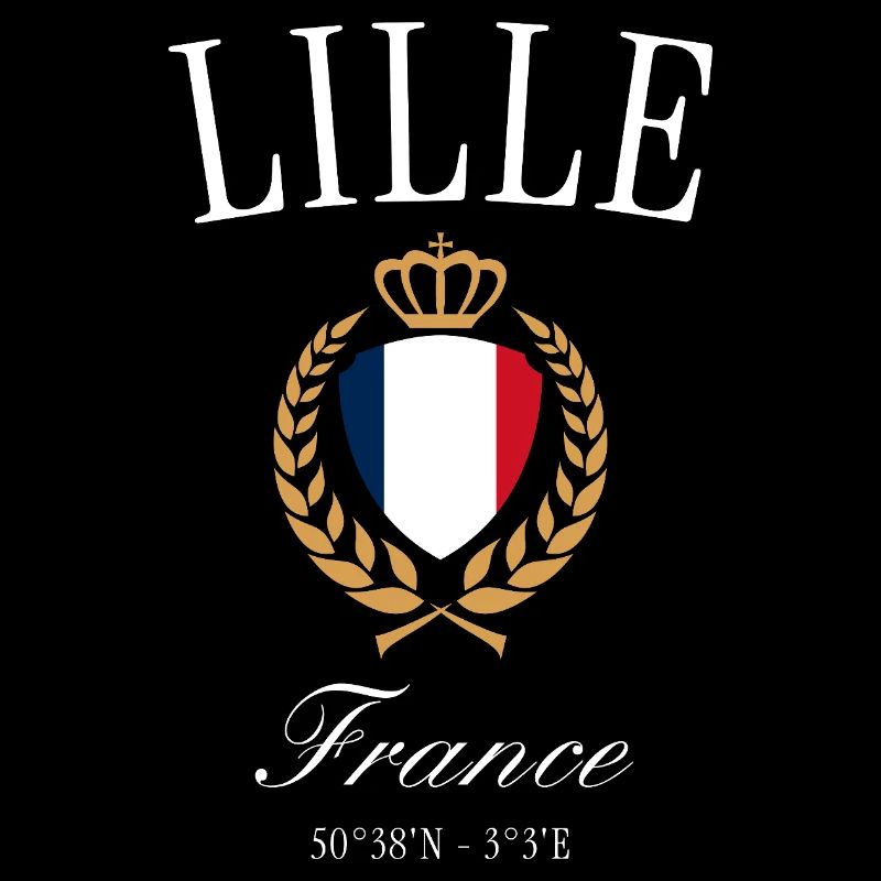 Lille Frankreich Wappen Krone – Reise Souvenir