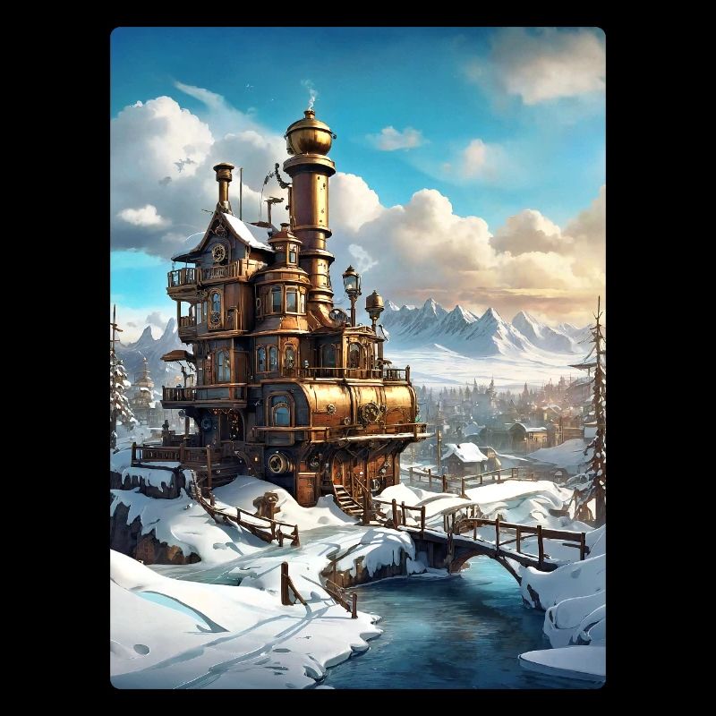 Steampunk Winter Landscape 1.9