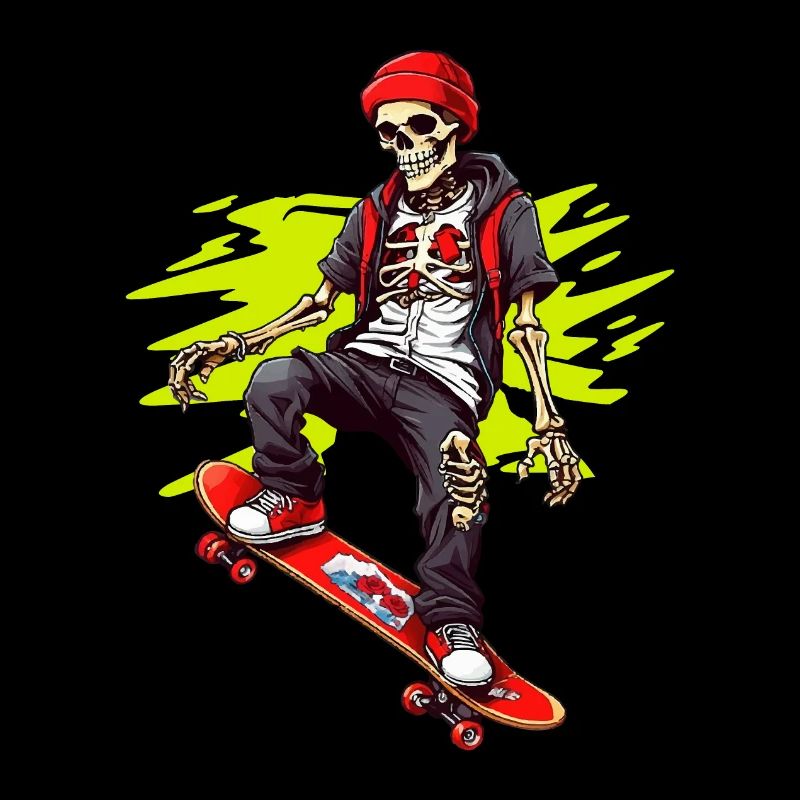 Skateboard Squelette