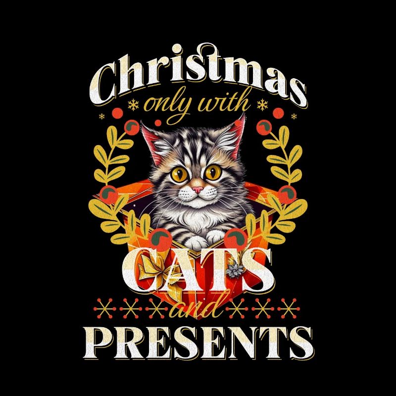 CHATS et cadeaux de Noël