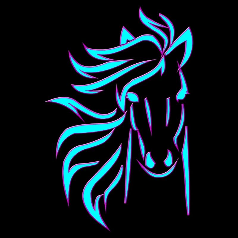 Cheval bleu