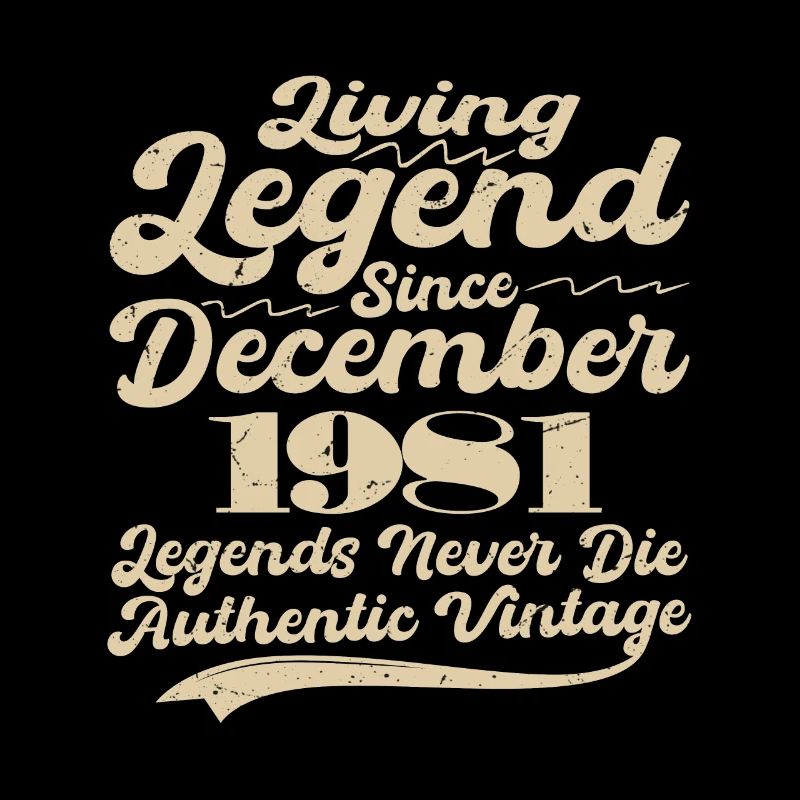 Es war einmal eine Legende. Dezember 1981 Geburts