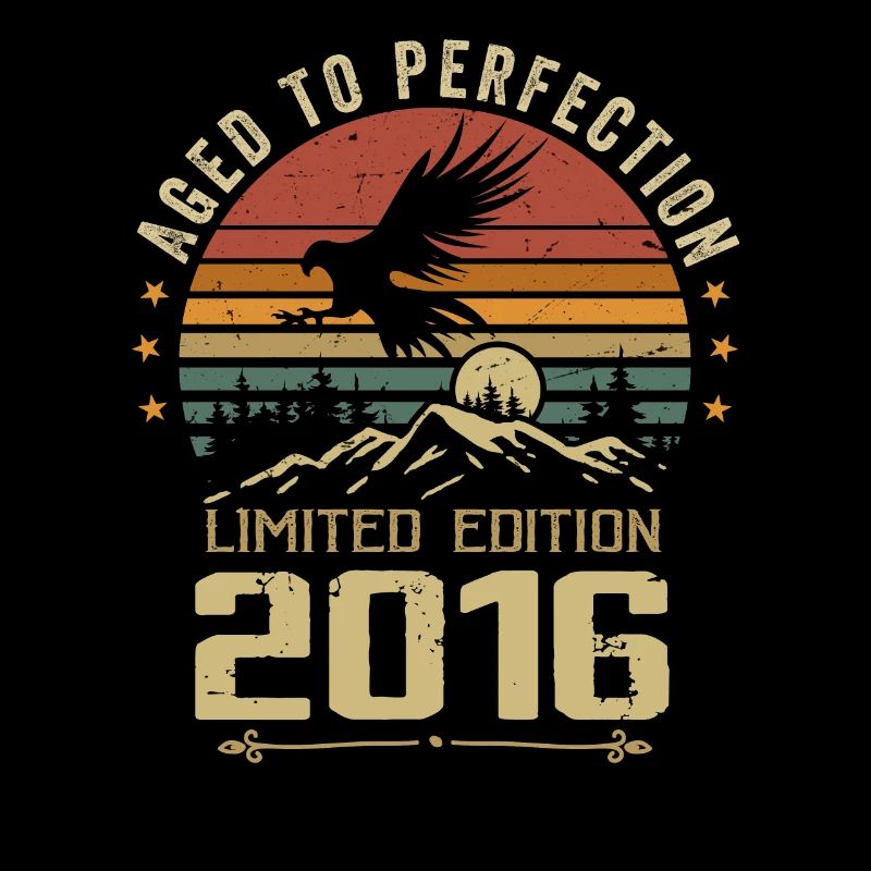 2016 Original Vintage Retro 2016 Anniversary