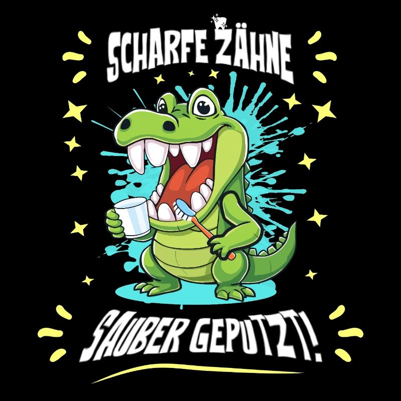 Hygiène dentaire crocodile