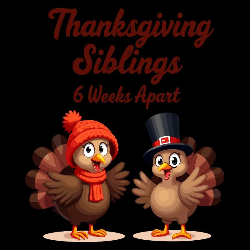 Frères et sœurs de Thanksgiving