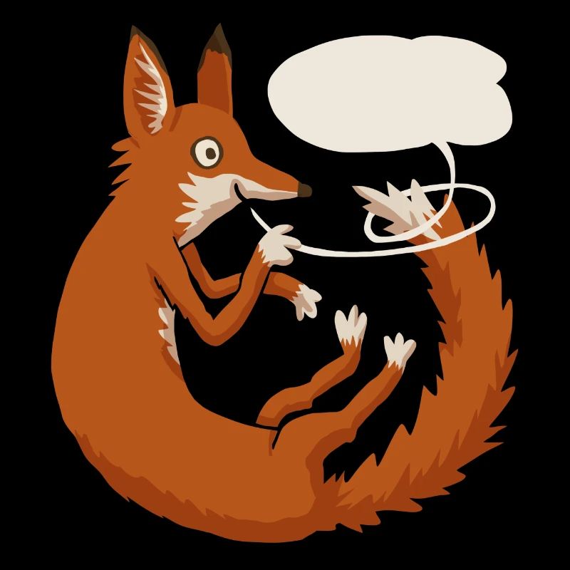 Fuchs Sprechblase