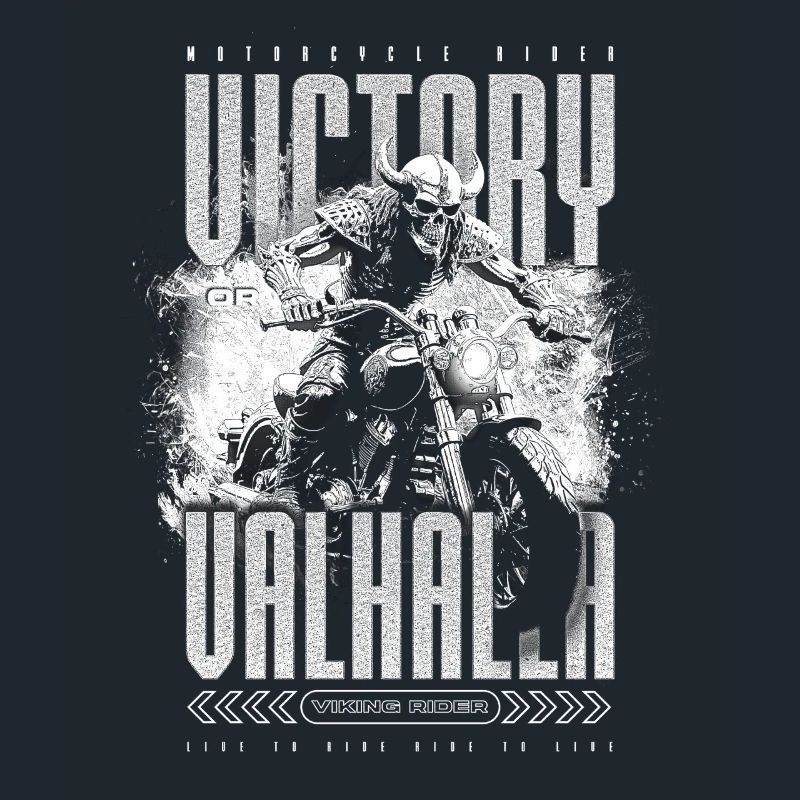 Motorrad Nordische Wikinger Sieg Oder Walhalla
