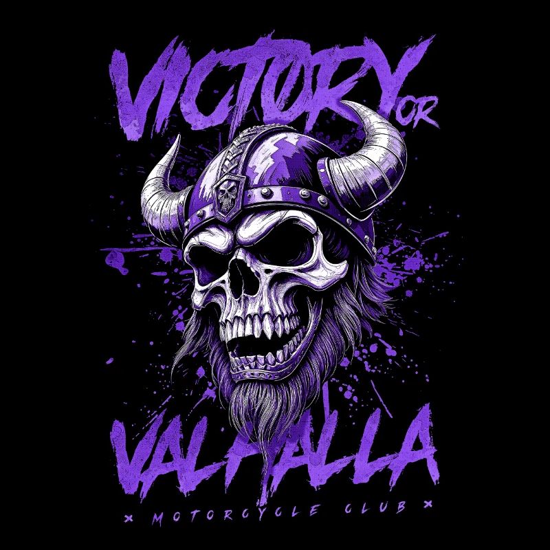 Motorrad Nordische Wikinger Sieg Oder Walhalla