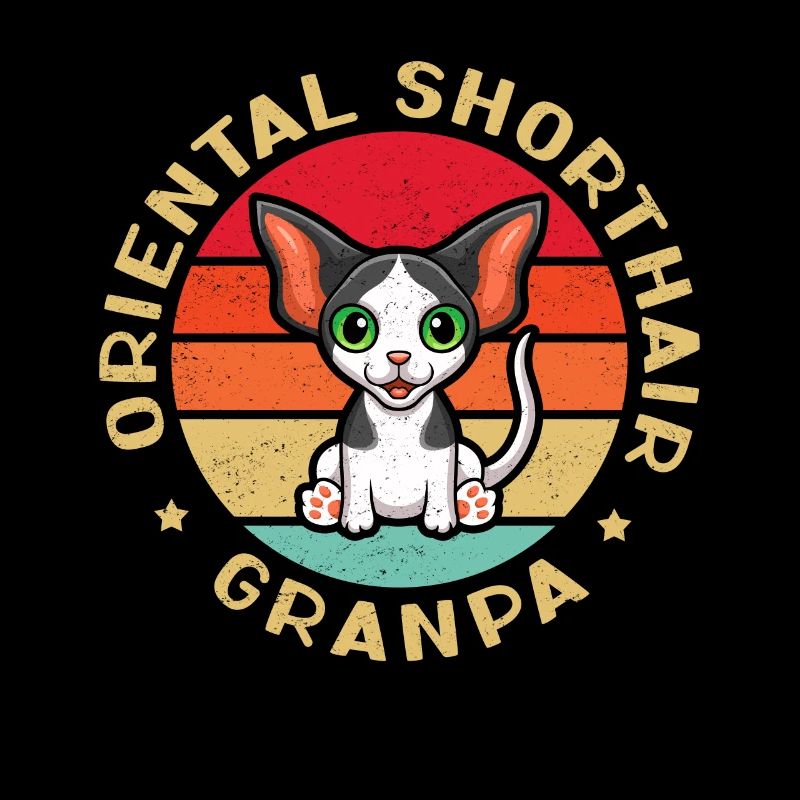 Orientalisch Kurzhaar Opa OKH Katze Geschenk