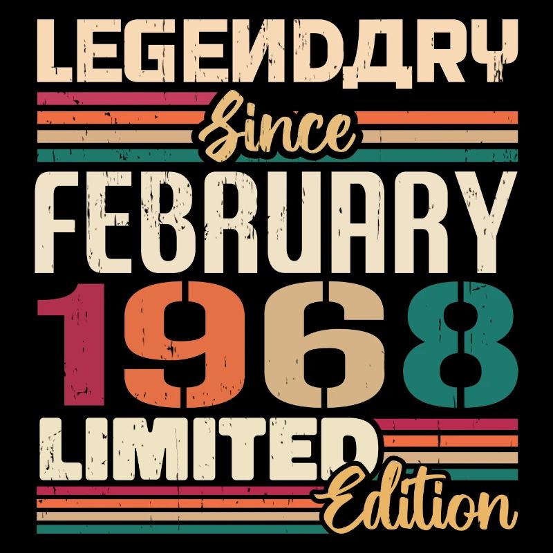 Februar 1968 Geburtstagsgeschenk Februar 1968
