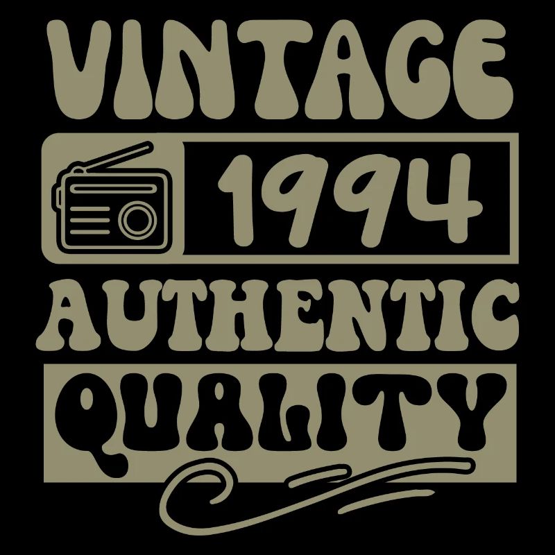 Authentic 1994 Millésime 1994 - Vintage 1994 Rétro