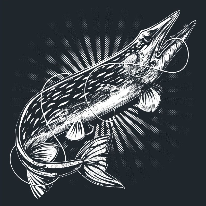 Pêcheur de brochet