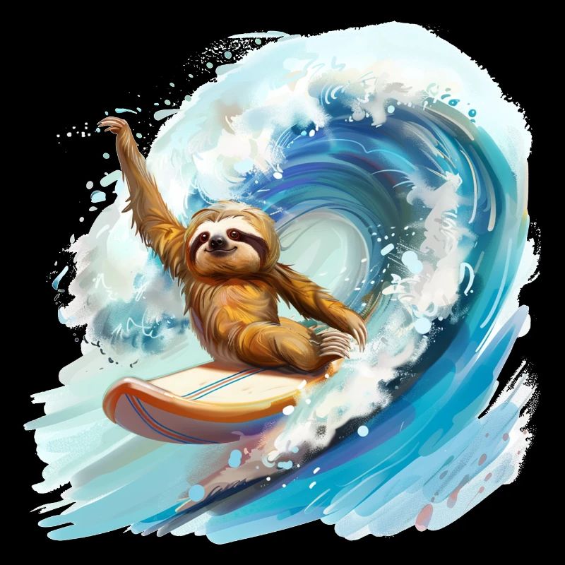 Faultier Waves Fahrer