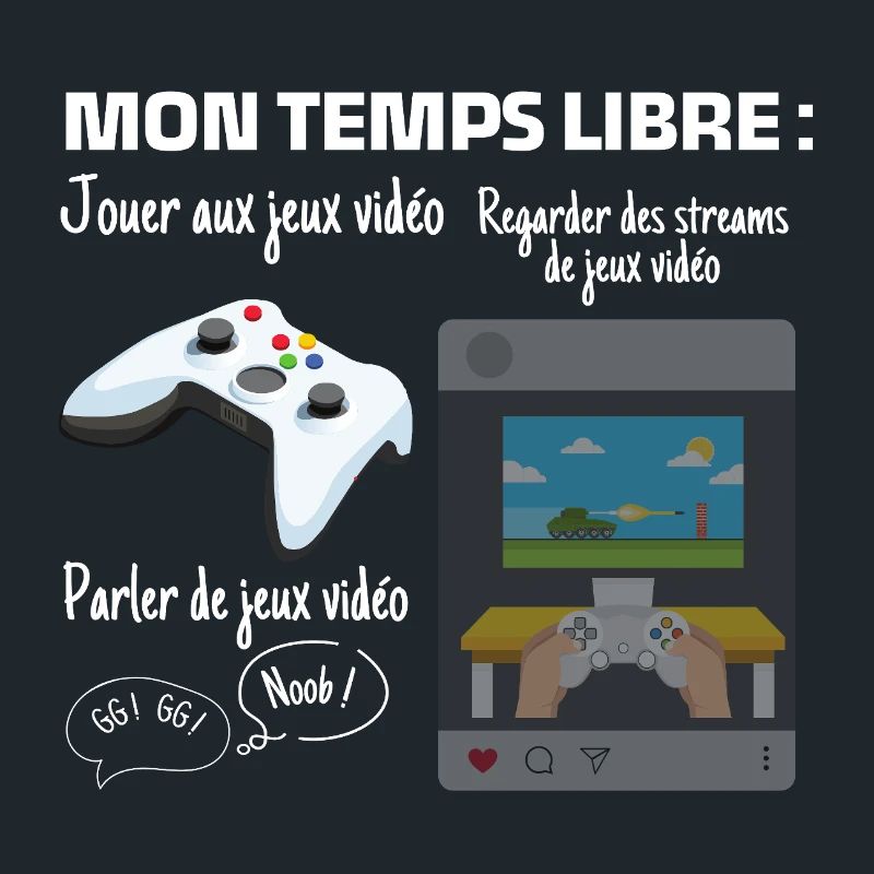 Mon temps libre : 100% gaming
