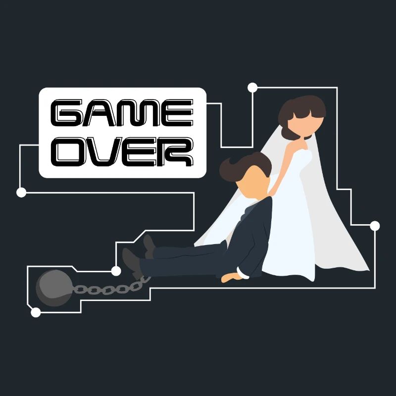 Enterrement de vie de garçon Bachelor Game Over