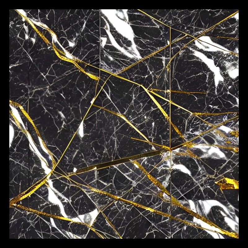 Marmor Schwarz Gold Marmorimitat
