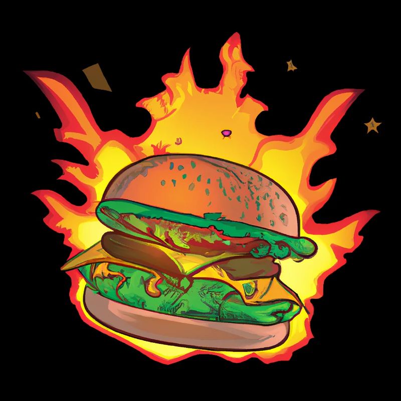 Burning Burger / Cheeseburger