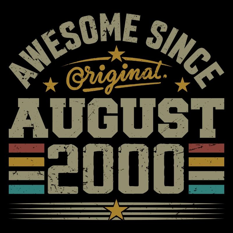 August 2000 Jubiläum August 2000 August 2000 Retro