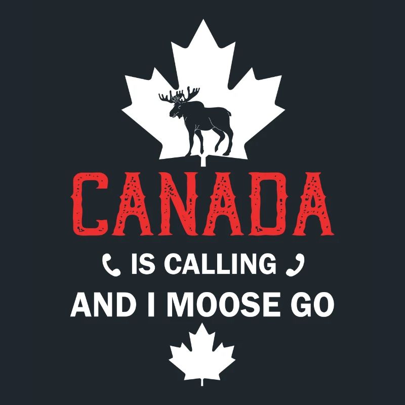 Orignal du Canada Drapeau canadien Feuille d’érable