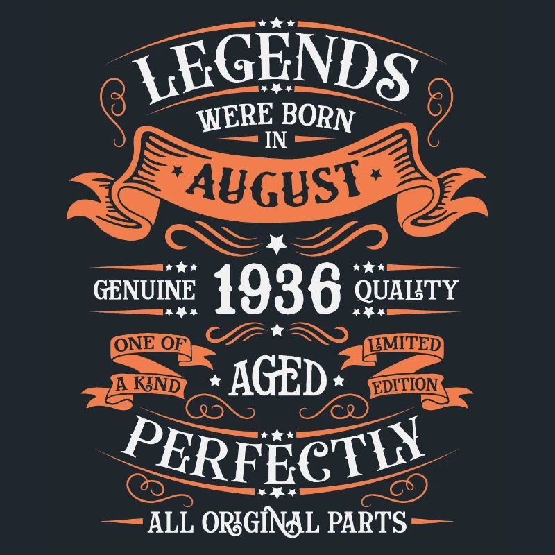 August 1936 Geburtstag Mann